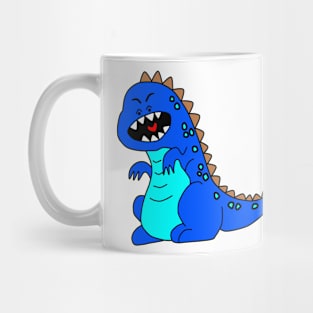 Blue Godzilla Mug